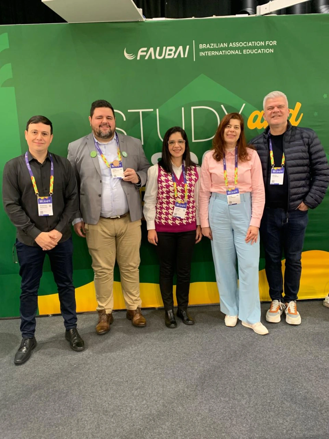 Representantes da UFOP e da UFRGS participam da EAIE Conference and Exhibition 2026, em Glasgow, na Escócia, no âmbito das ações de internacionalização da Rede MineraMundi.